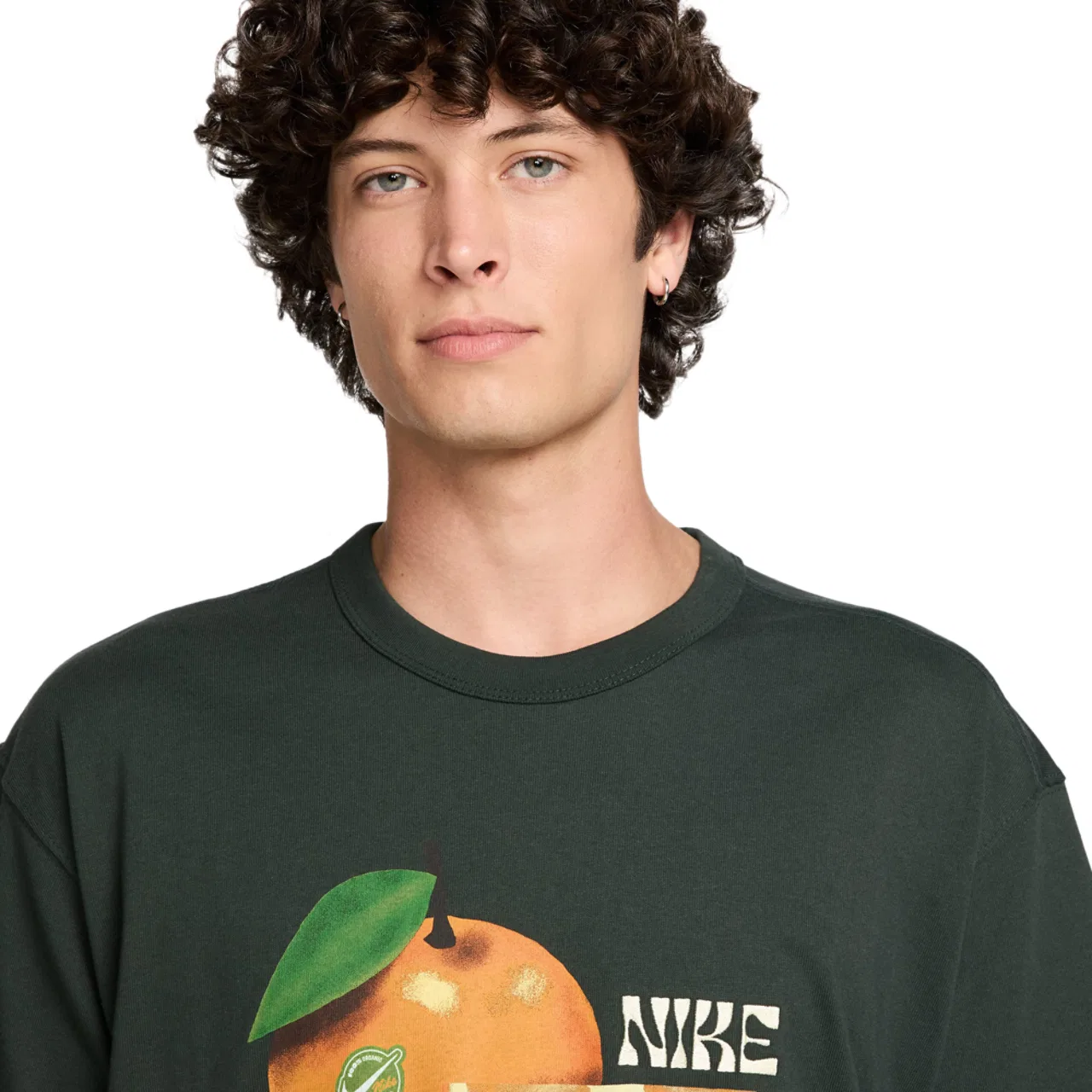 Футболка мужская NSW Premium Orange Nike, цвет Teal/Beige — фото 3