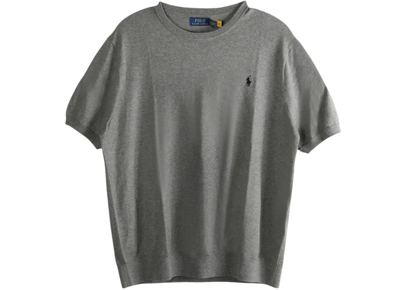 Мужской пуловер с круглым вырезом с коротким рукавом Polo Ralph Lauren, Fawn Grey Heather