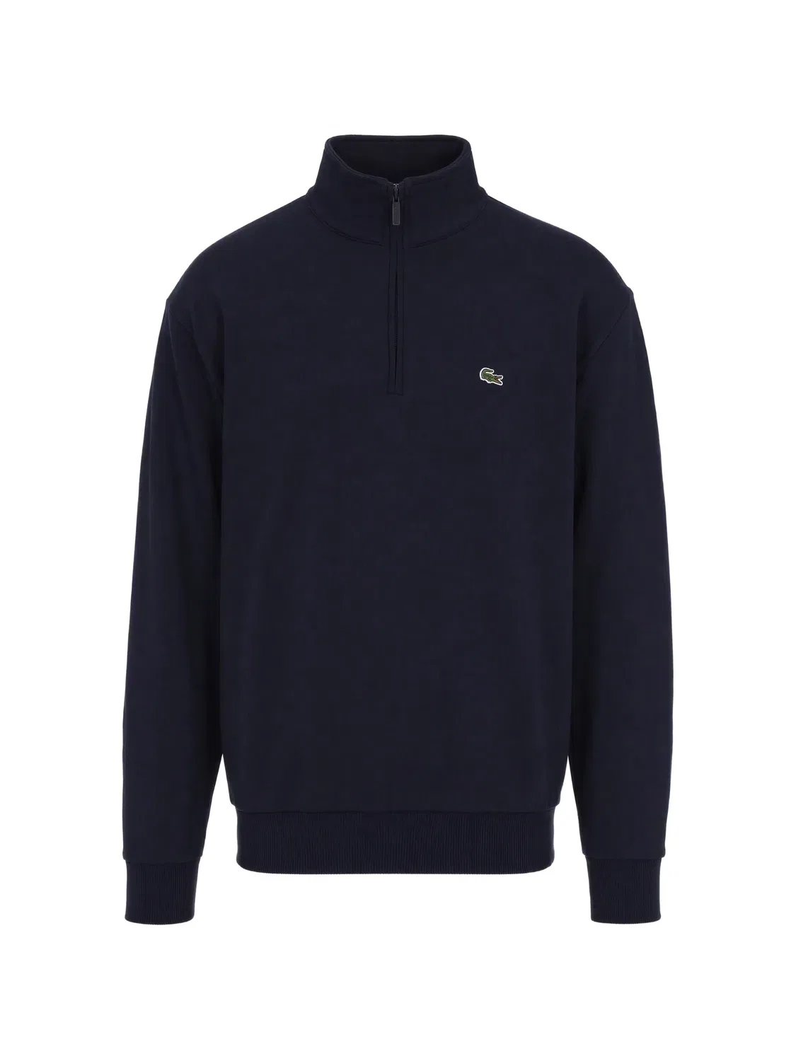 Lacoste Свитер на молнии с логотипом синий