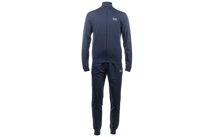Мужской спортивный костюм с логотипом Emporio Armani, Blue