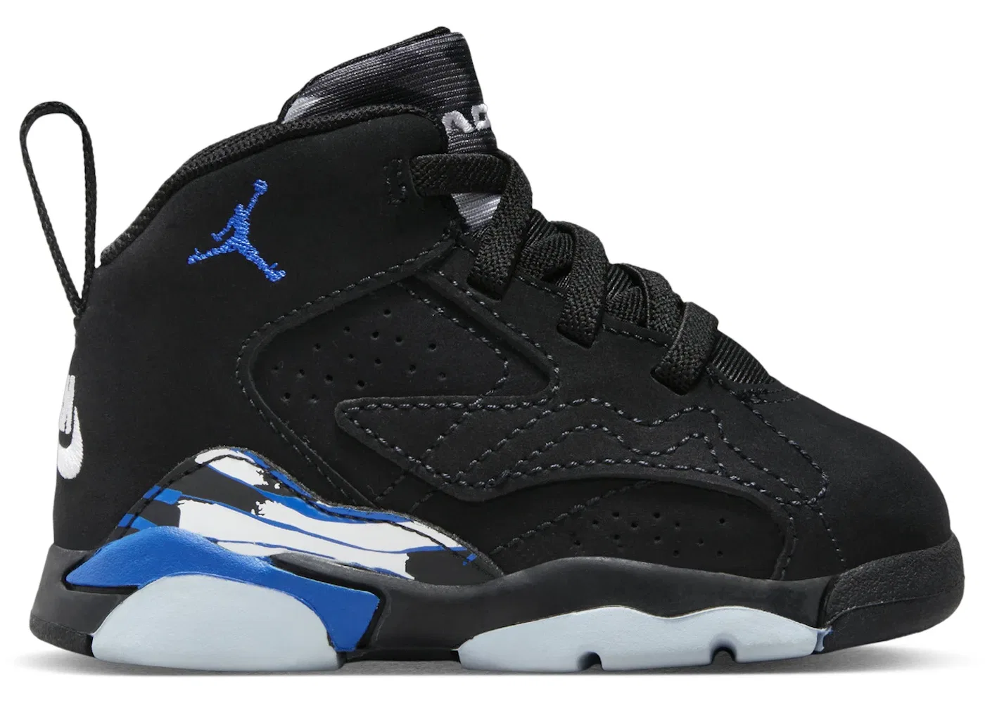 Детские кроссовки с принтом Jordan Jumpman MVP Jordan, Black/White/Game Royal