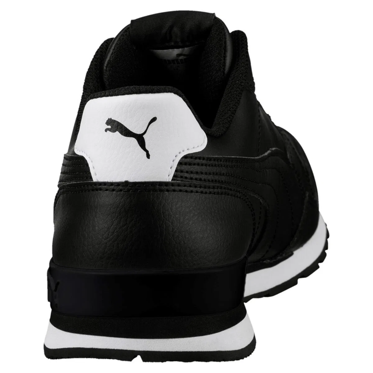 Детские кроссовки с кожаным верхом ST Runner v2 Full L Puma, Weiss — фото 3