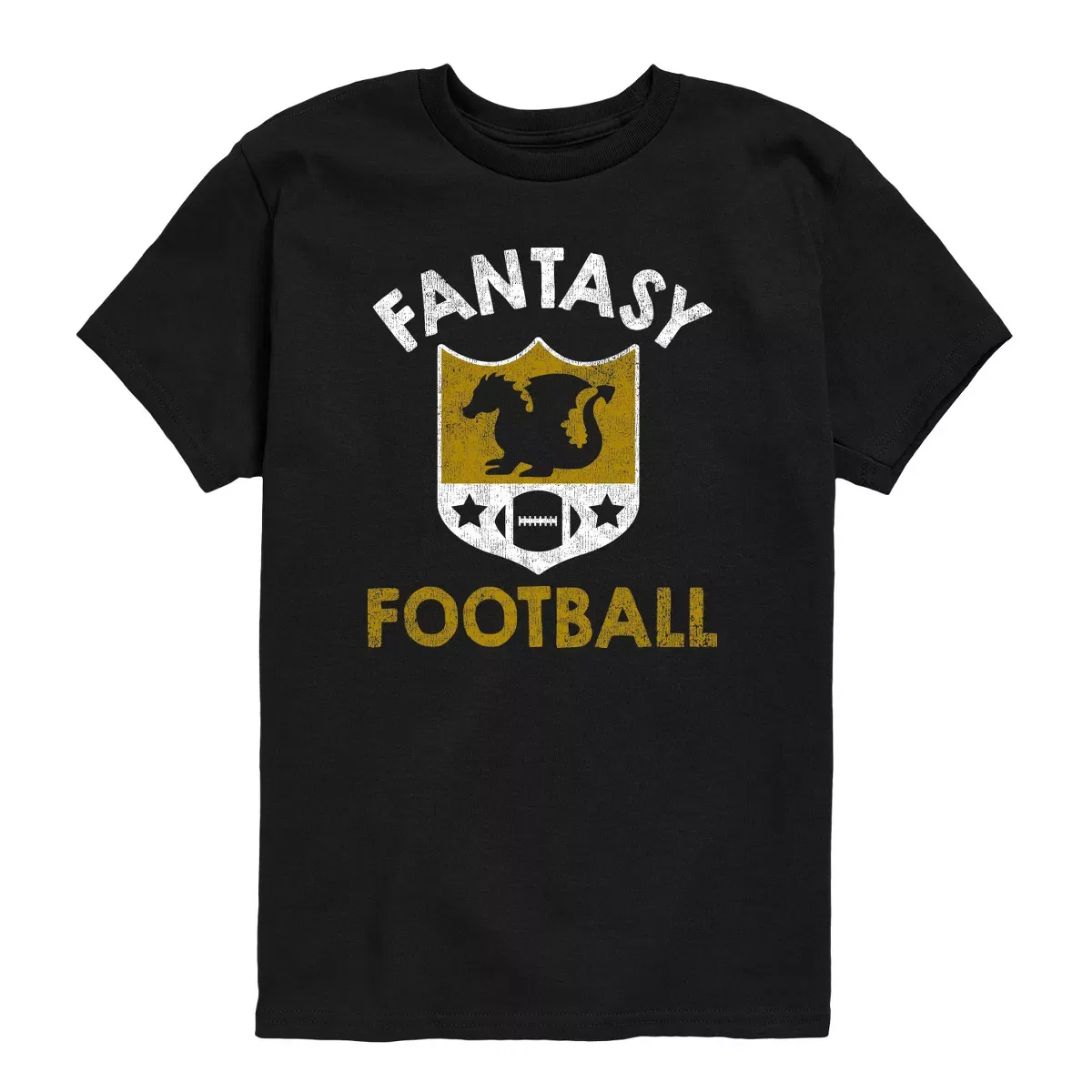 Детский графический хлопковый свитшот Fantasy Football, Instant Message, Black