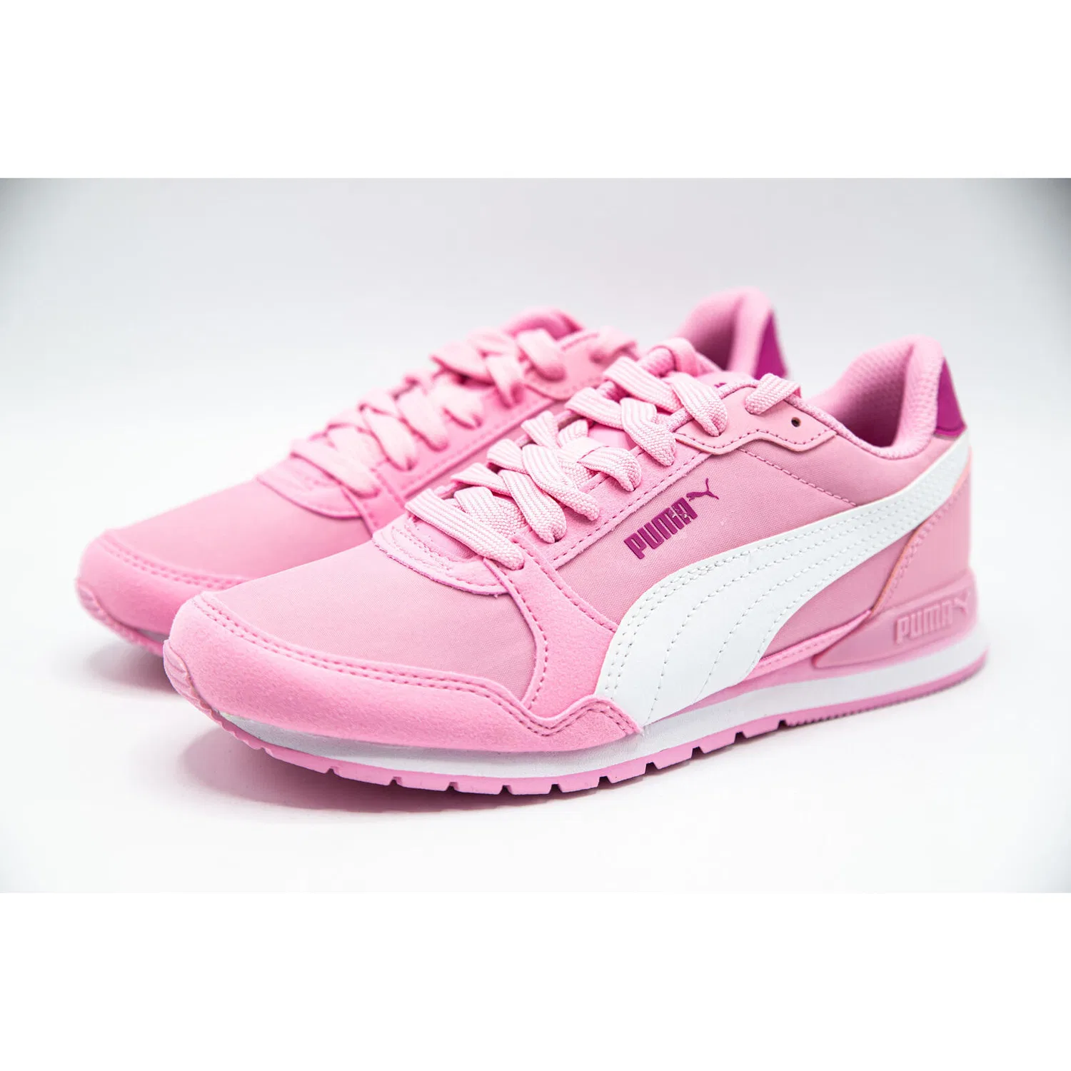 Детские кроссовки ST Runner V3 NL JR Puma, Rosa — фото 3