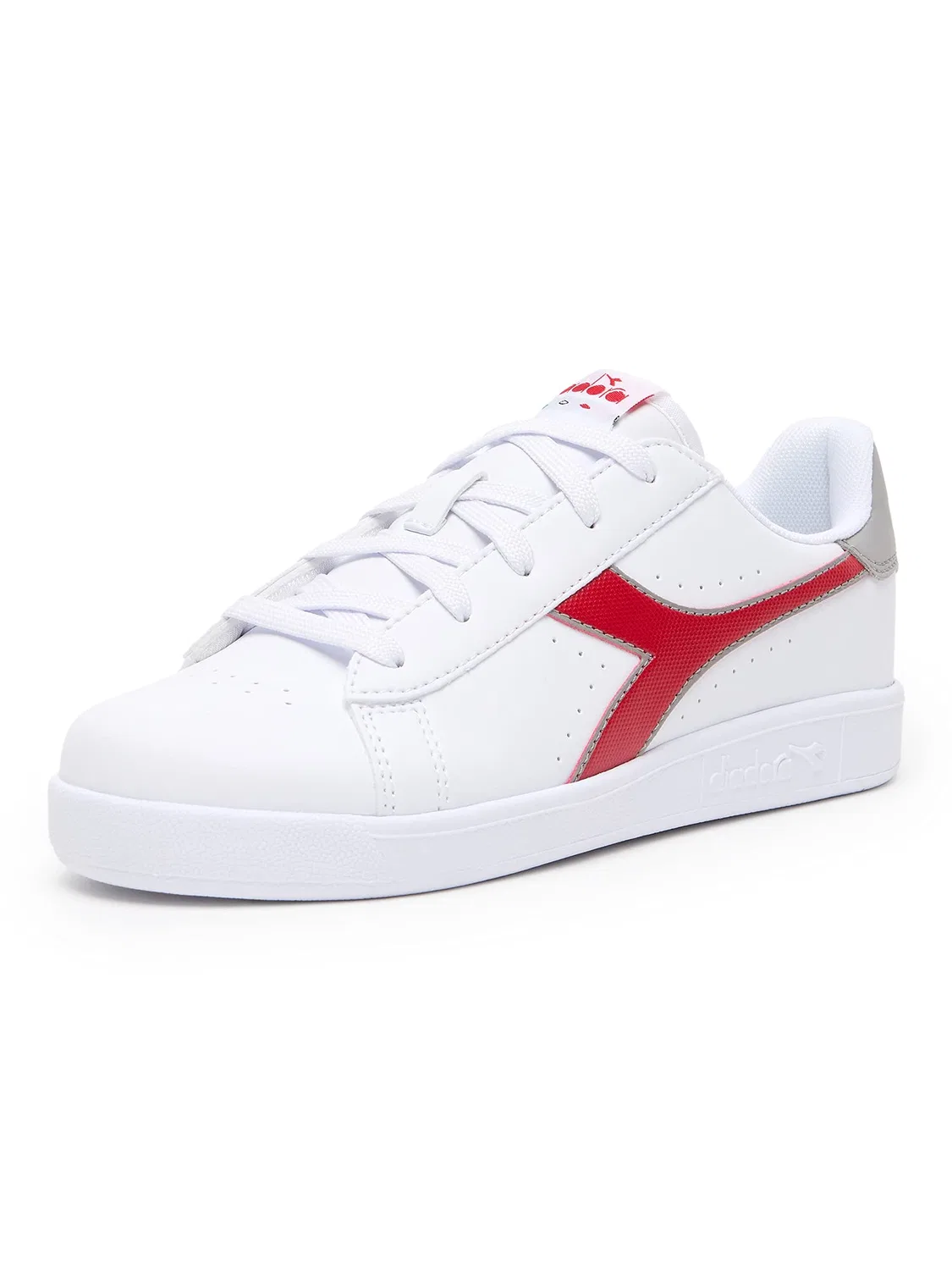 Детские кроссовки для девочек с перфорацией Diadora Game P GS, D0584 Wht Azure Blue Dawn Blue — фото 2