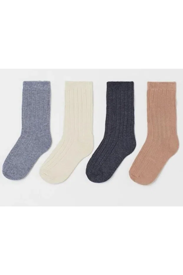 Детские носки для новорожденных хлопковые 4 шт Özkardeşler Baby, Multicolor