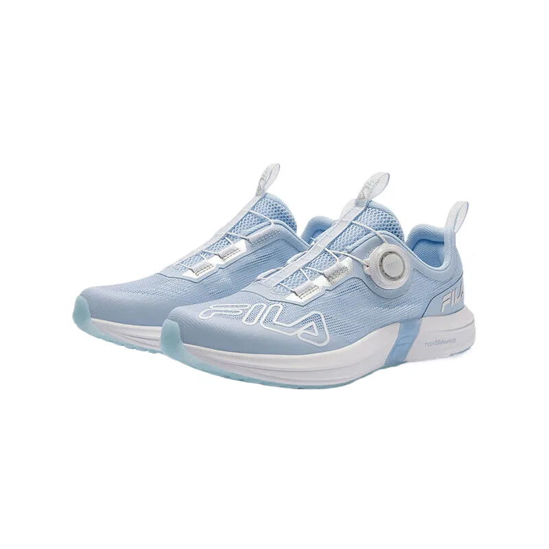 Детские дышащие кроссовки для бега с низким верхом Blue White FILA KIDS — фото 4