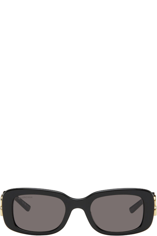 

Черные прямоугольные солнцезащитные очки Balenciaga