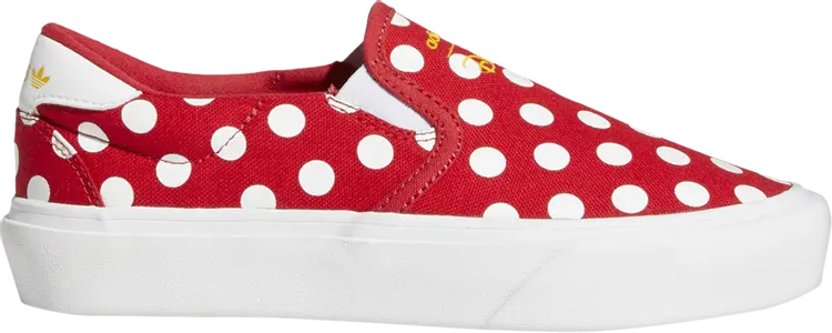 

Кроссовки Adidas Disney x Court Rallye Slip J 'Polka Minnie', красный