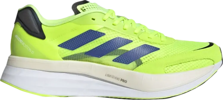 

Кроссовки Adidas Adizero Boston 10 'Signal Green Sonic Ink', зеленый