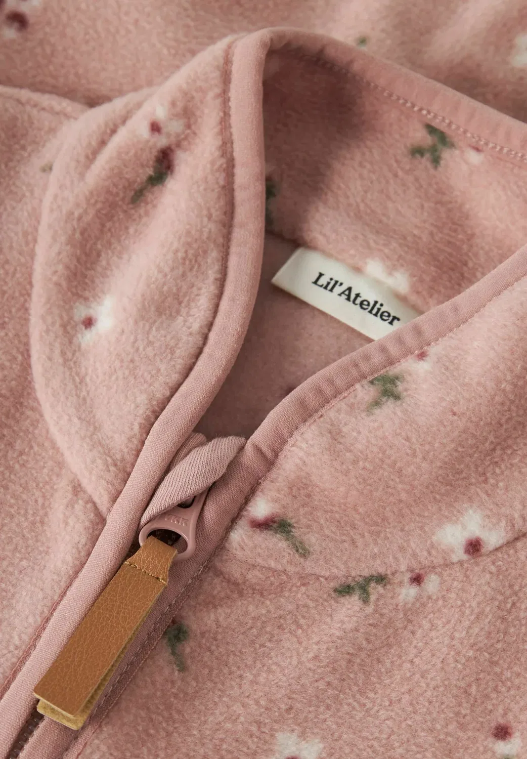 Флисовая куртка Lil' Atelier, Misty Rose — фото 3