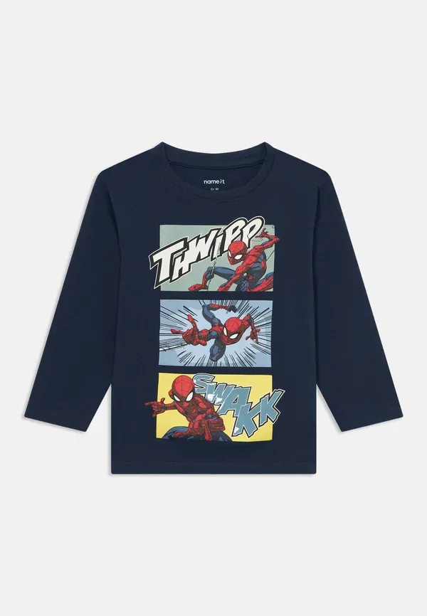 Футболка с принтом Marvel Nmmjarl spider Name It, темно-синий Blazer — фото 3