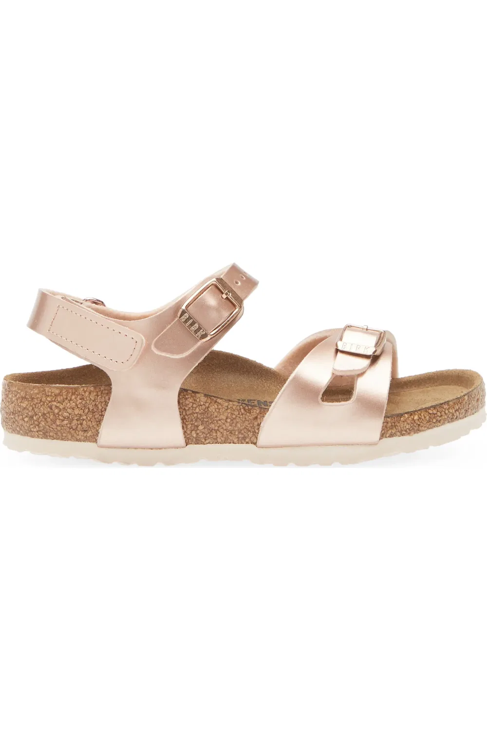Сандалии детские с регулируемым ремешком Rio Birkenstock, коричневый — фото 3