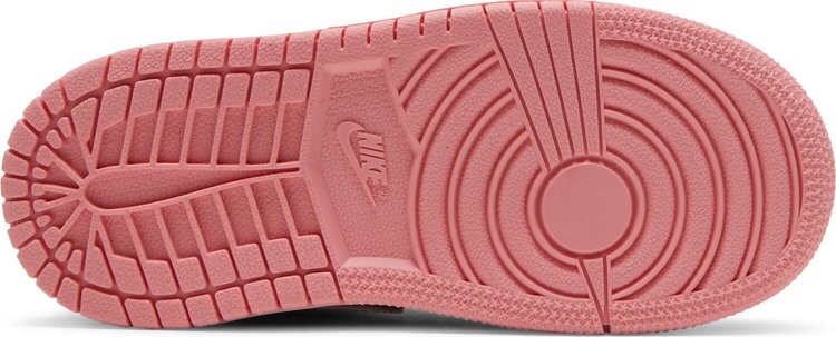 Кроссовки Air Jordan 1 Mid TD Coral Chalk, розовый — фото 4