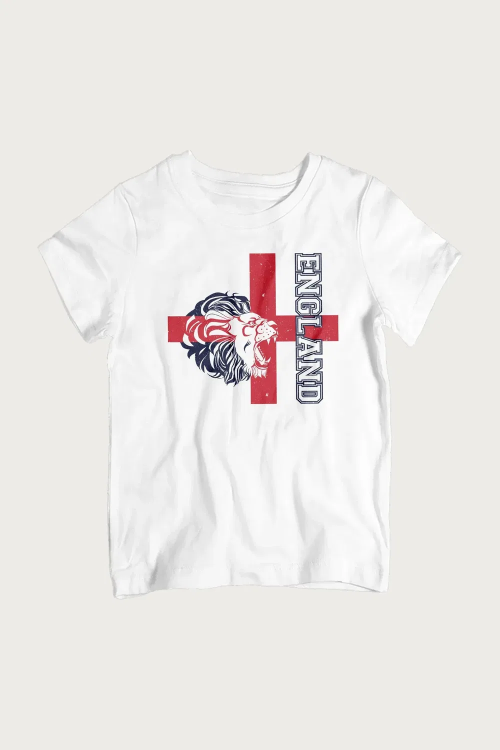 Футболка England Lion Red Cross World Cup Football Coto7, White — фото 2