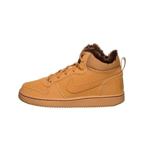 Детские кожаные кроссовки Court Borough MID WNTR Nike, Honiggelb