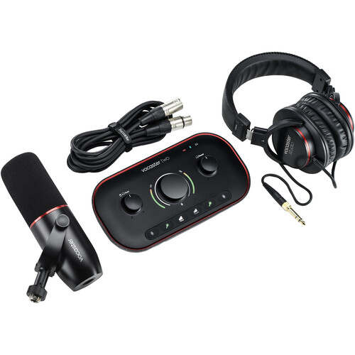 

Динамический Микрофон Focusrite Two Studio Dm2 и Hp60V, черный