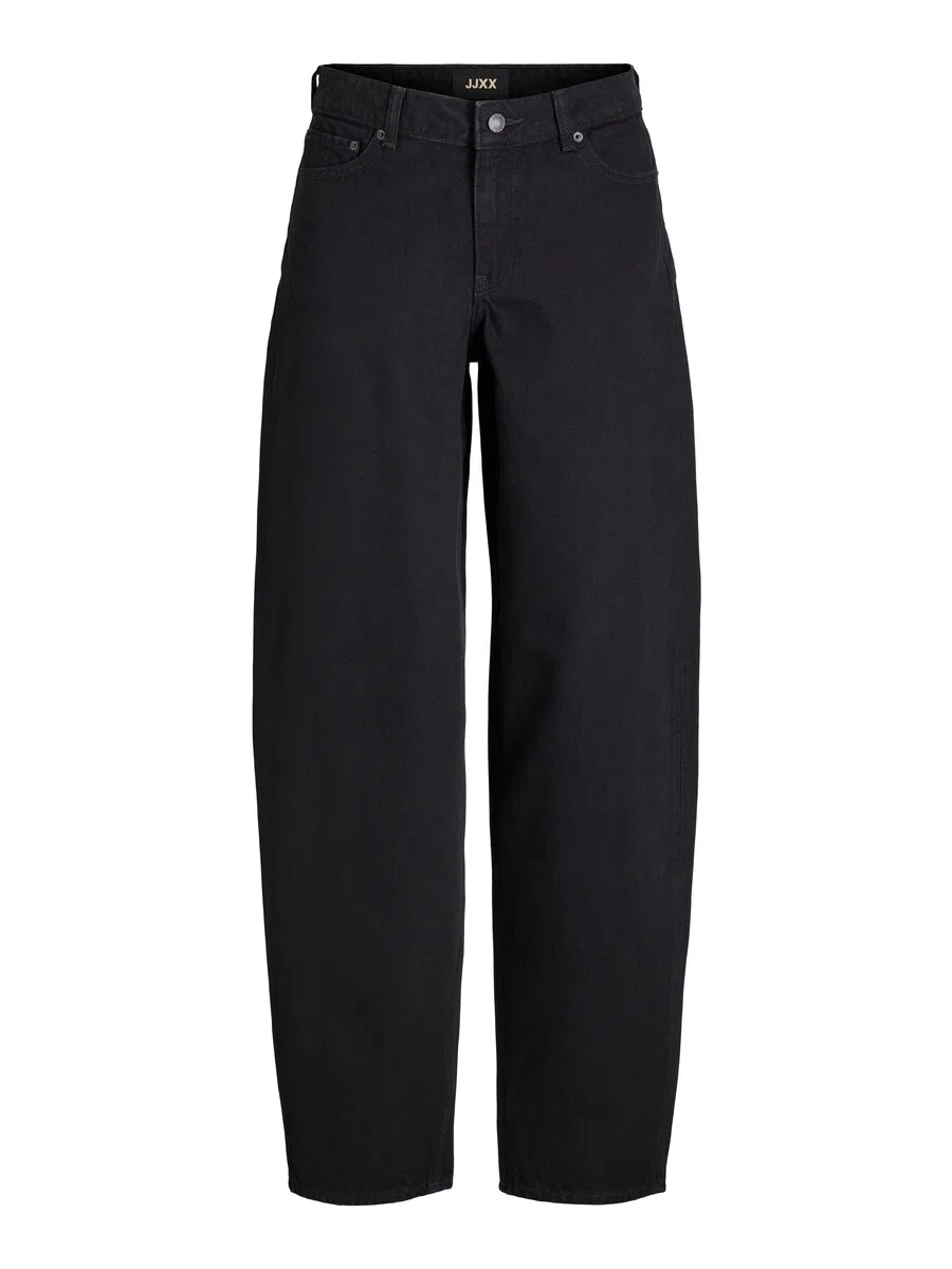 Джинсы JJXX Barrel Jeans 'JXFUJI' из черного денима