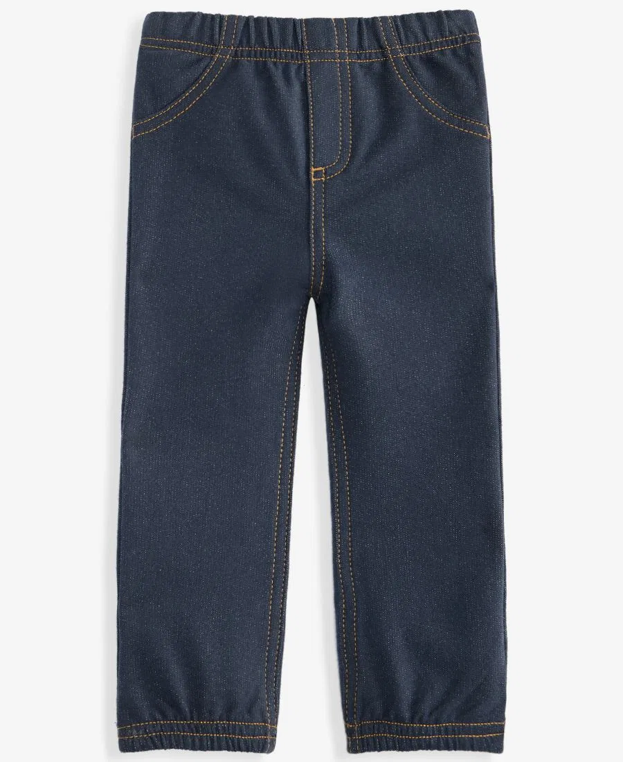 Детские джоггеры из денима с контрастной отстрочкой First Impressions, Navy Nautical