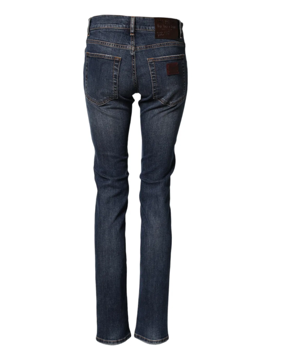 Мужские джинсы скинни из хлопка с эластаном Skinny Jeans Dolce & Gabbana, Blue — фото 3