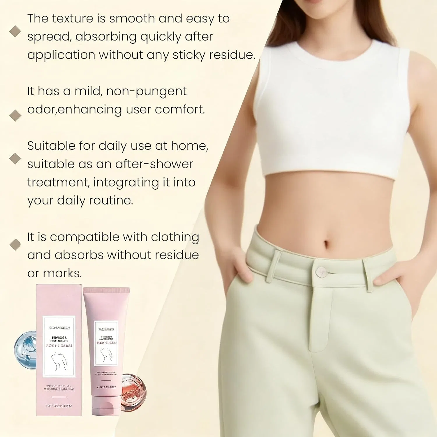 Укрепляющий крем для тела Firming & Smoothing, Raevior, 6 шт., 100 г — фото 3