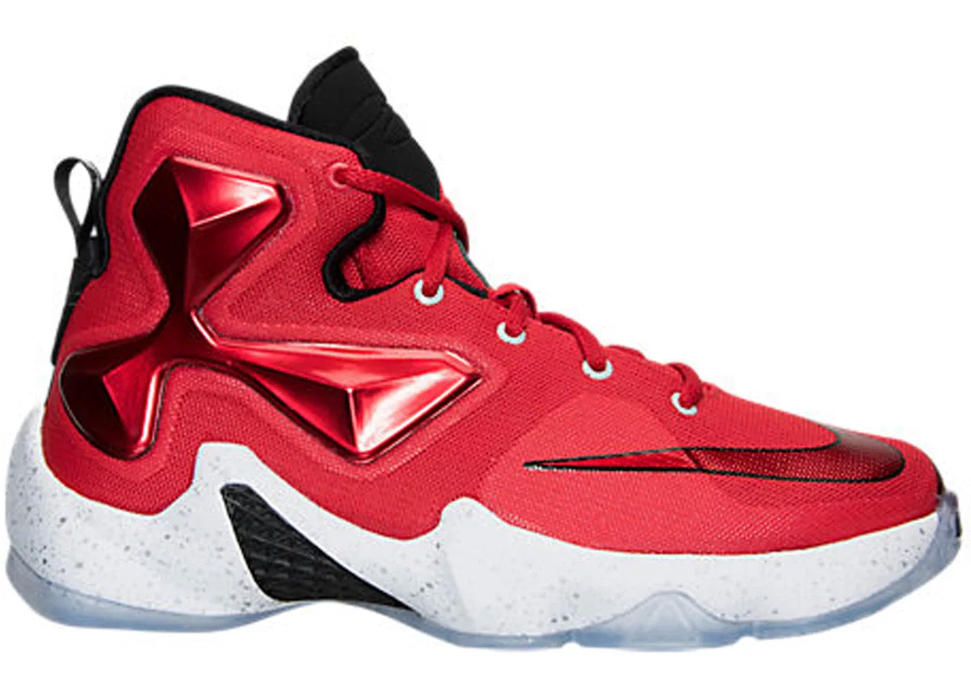 Детские кроссовки для мальчиков баскетбольные Nike LeBron 13 Nike, University Red/White-Black-Laser Orange