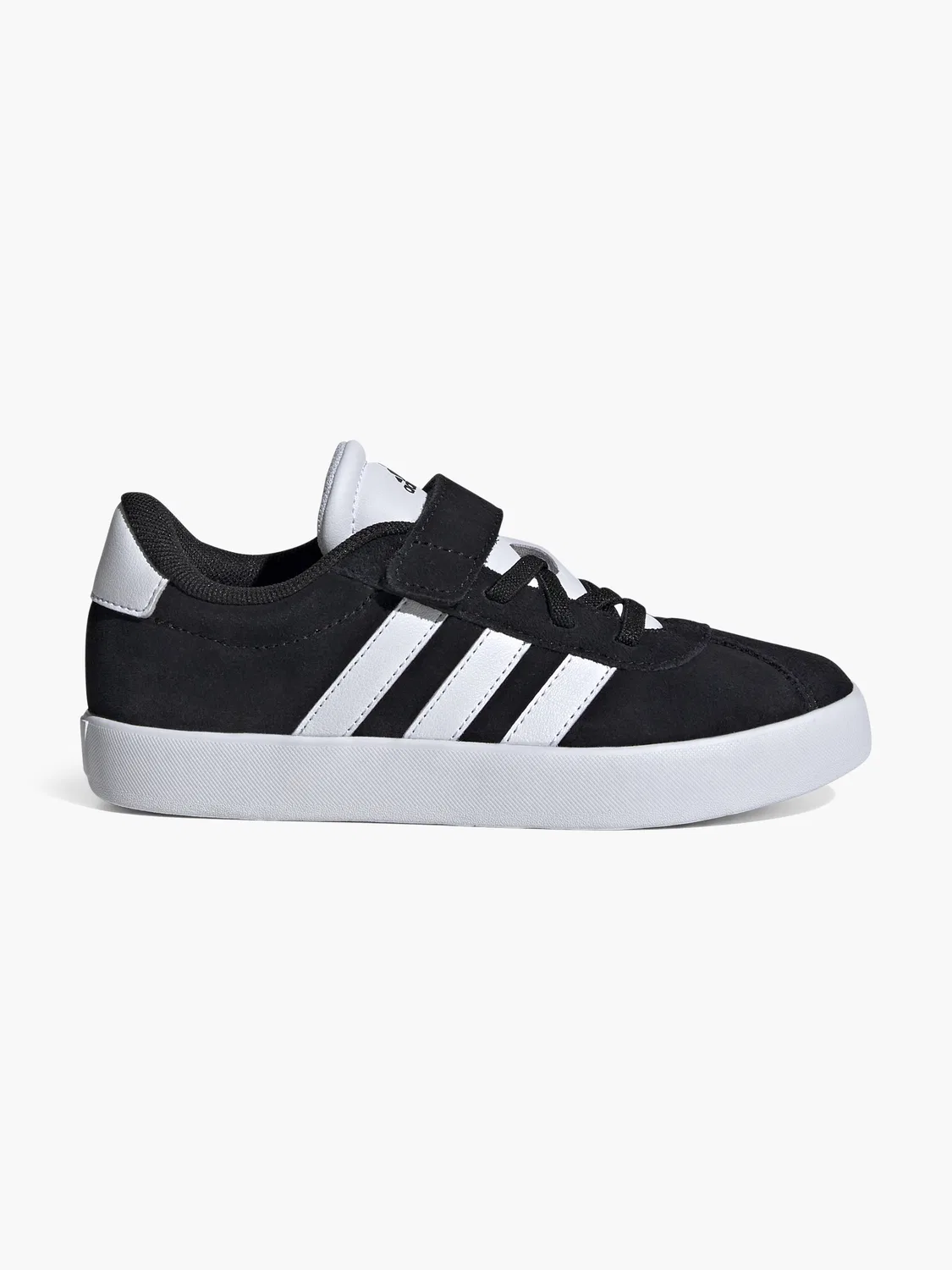 Детские полуботинки на липучках Adidas, черный