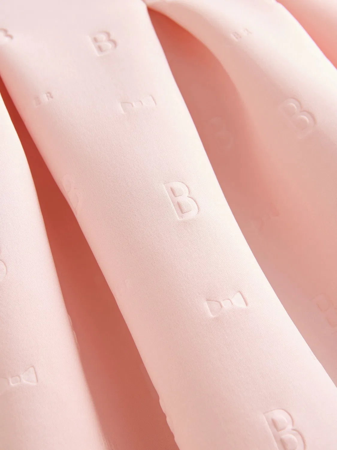 Платье с плиссированной юбкой, scuba Baker by Ted Baker, светло-розовое — фото 3