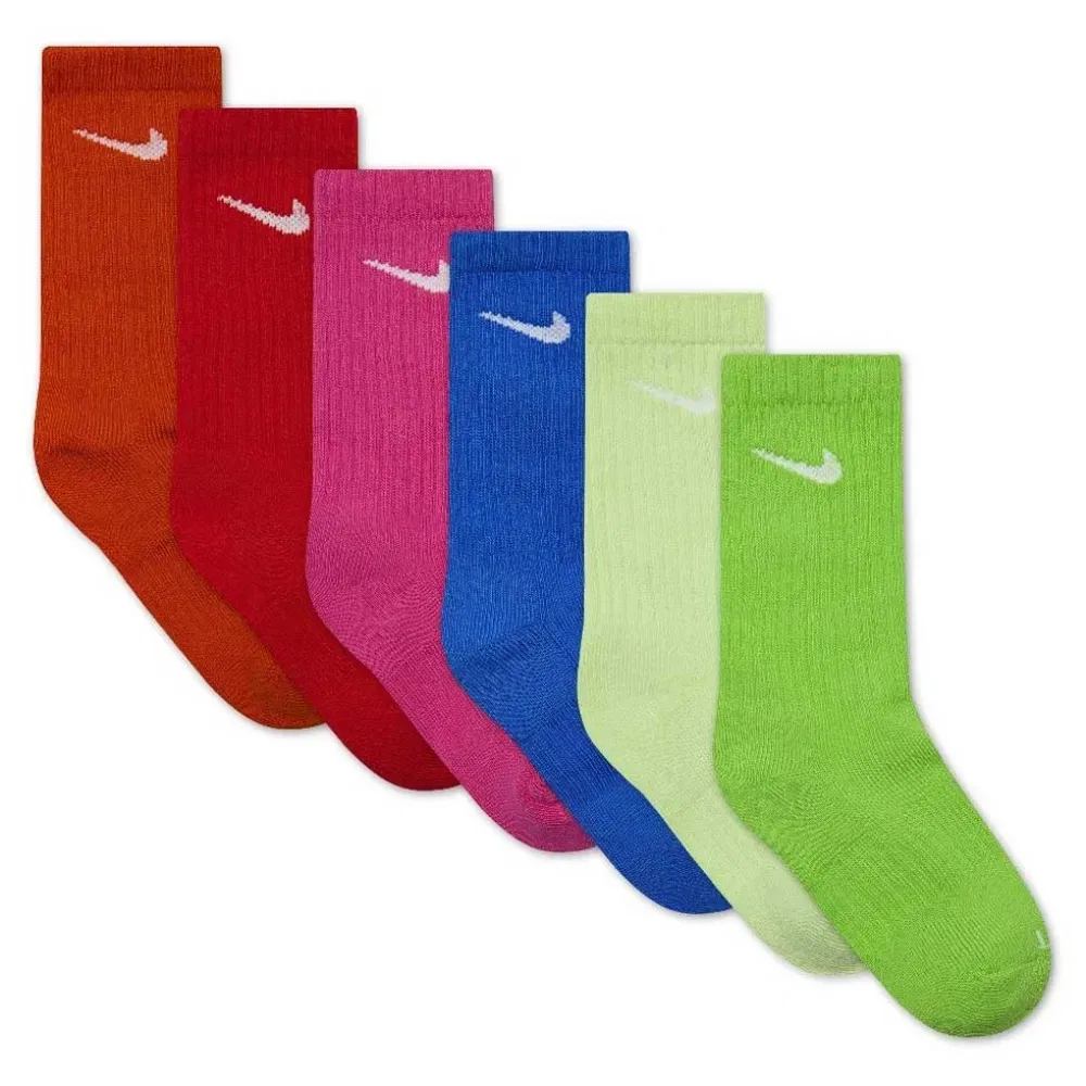 Носки хлопковые Dri-Fit Performance Basic Crew 6 пар Nike, мультиколор — фото 2