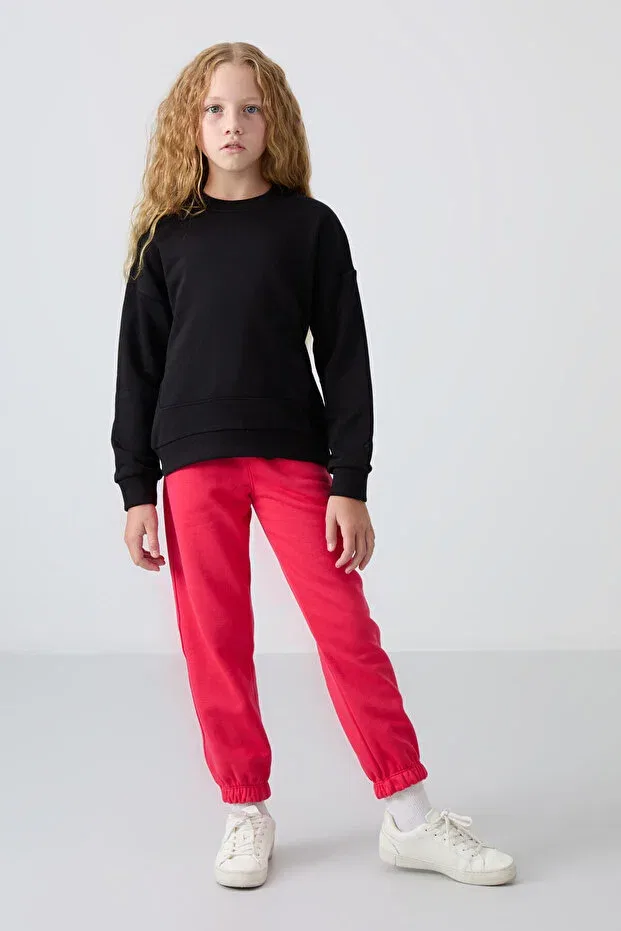 Детские спортивные штаны для девочек из флиса Viva red Tommy Life, Viva Red