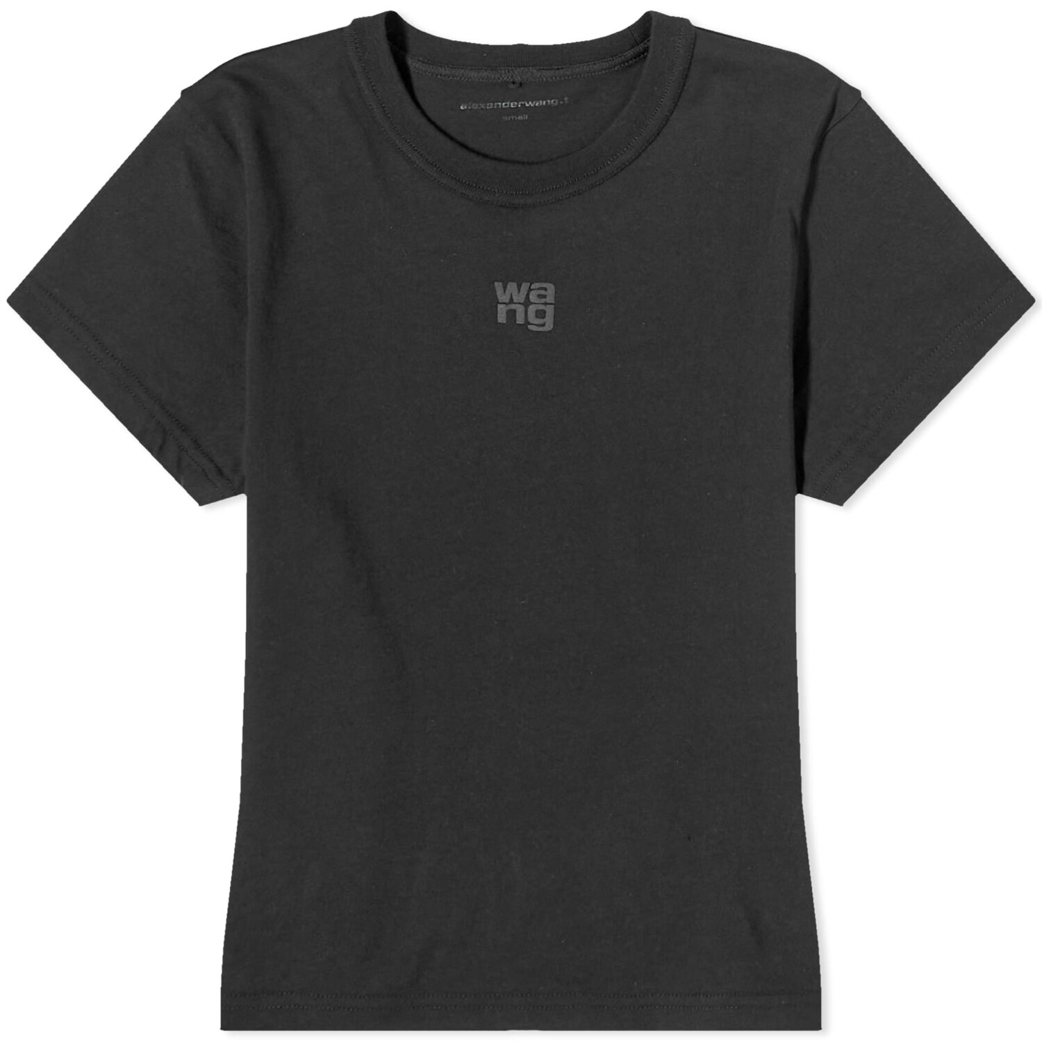 

Футболка Alexander Wang Essential Shrunken, черный
