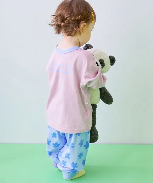 Детская пижама с длинным рукавом модель EN-JOY, devirock, Pink