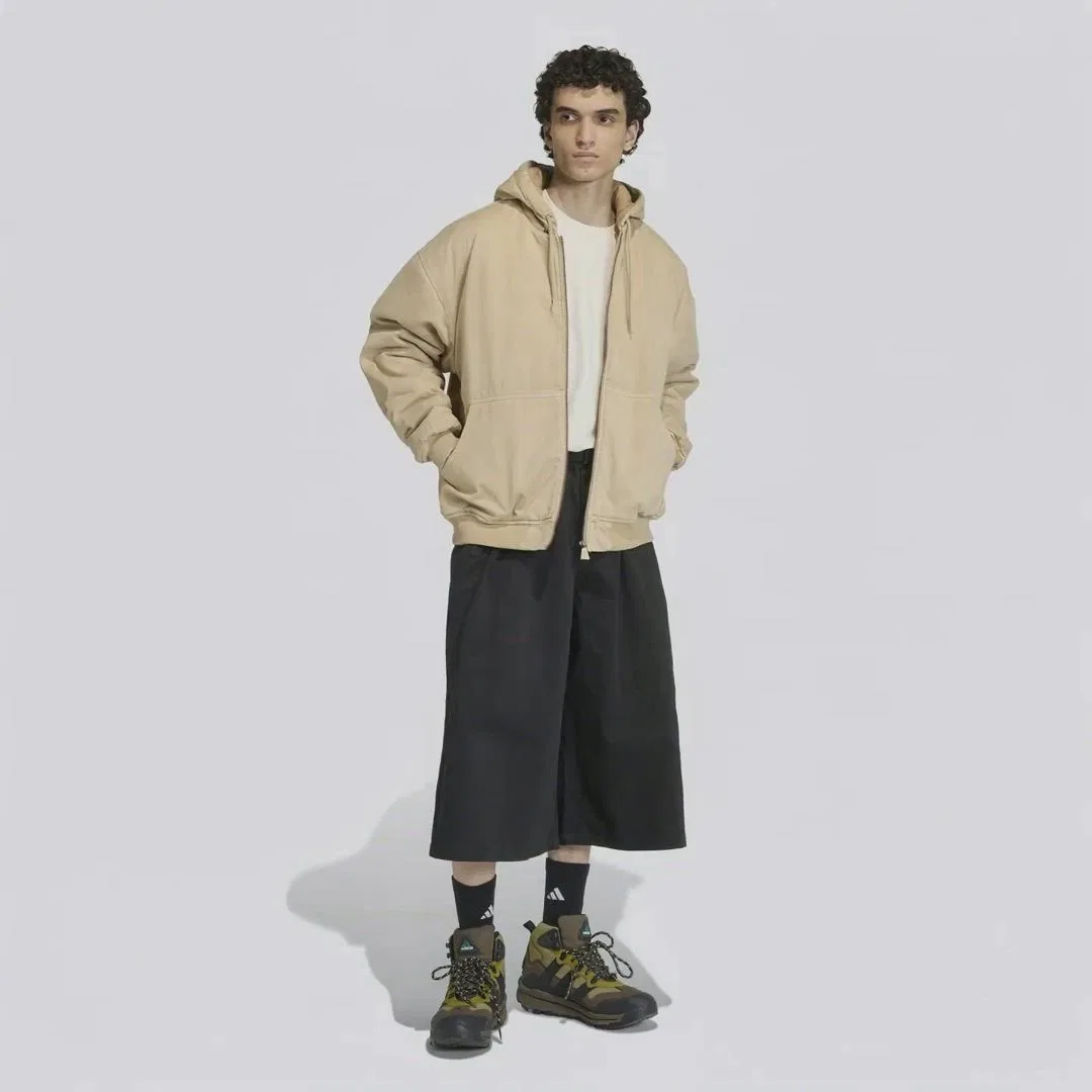 Мужское/Женское худи с утеплителем Adidas Equipment Drill KE6076, Beige — фото 2