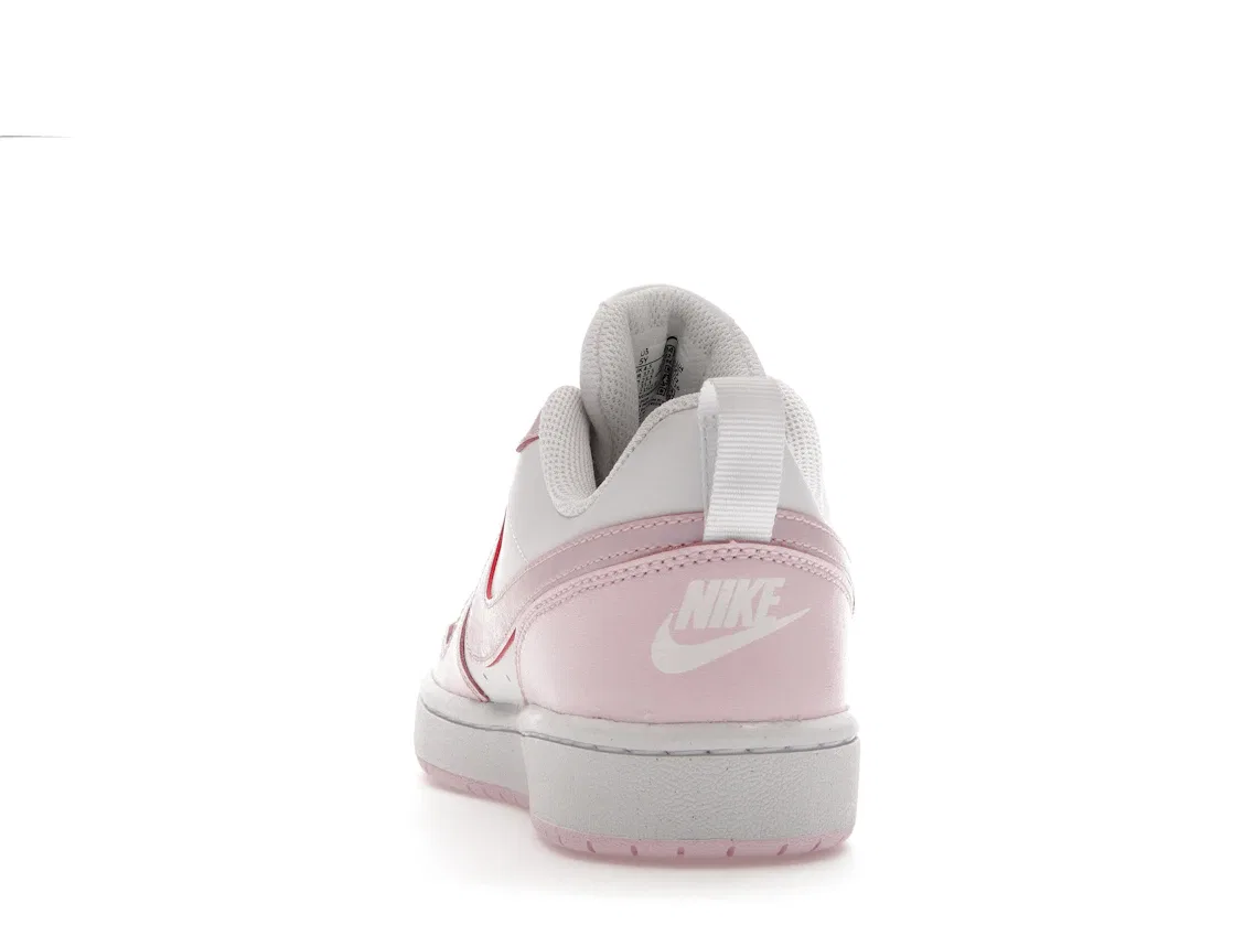 Детские кроссовки Lifestyle Nike Court Borough Low 2 SE, White/Pink Foam — фото 4