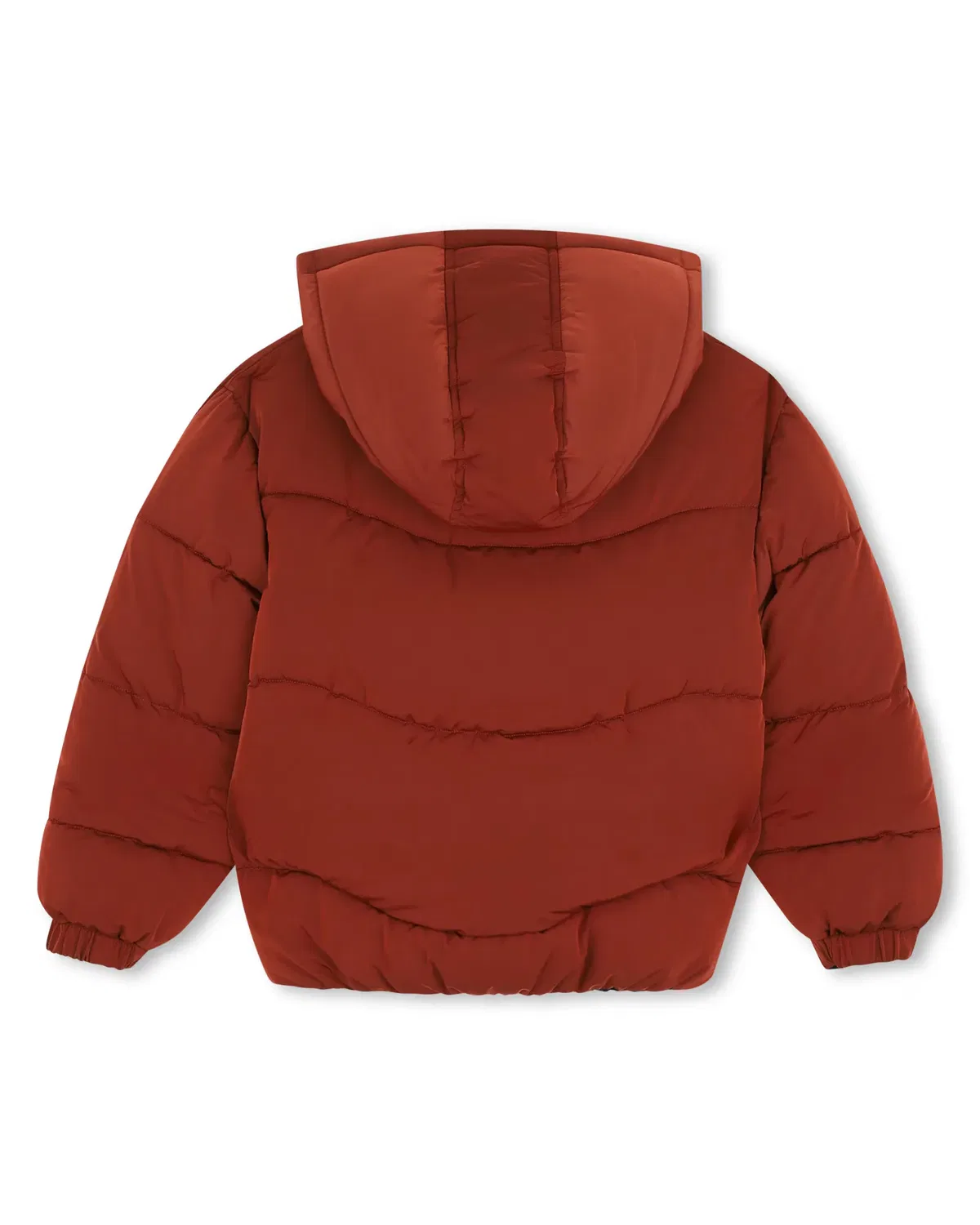 Детское пальто для девочек стеганое BOSS Kidswear, Azul Marino — фото 4