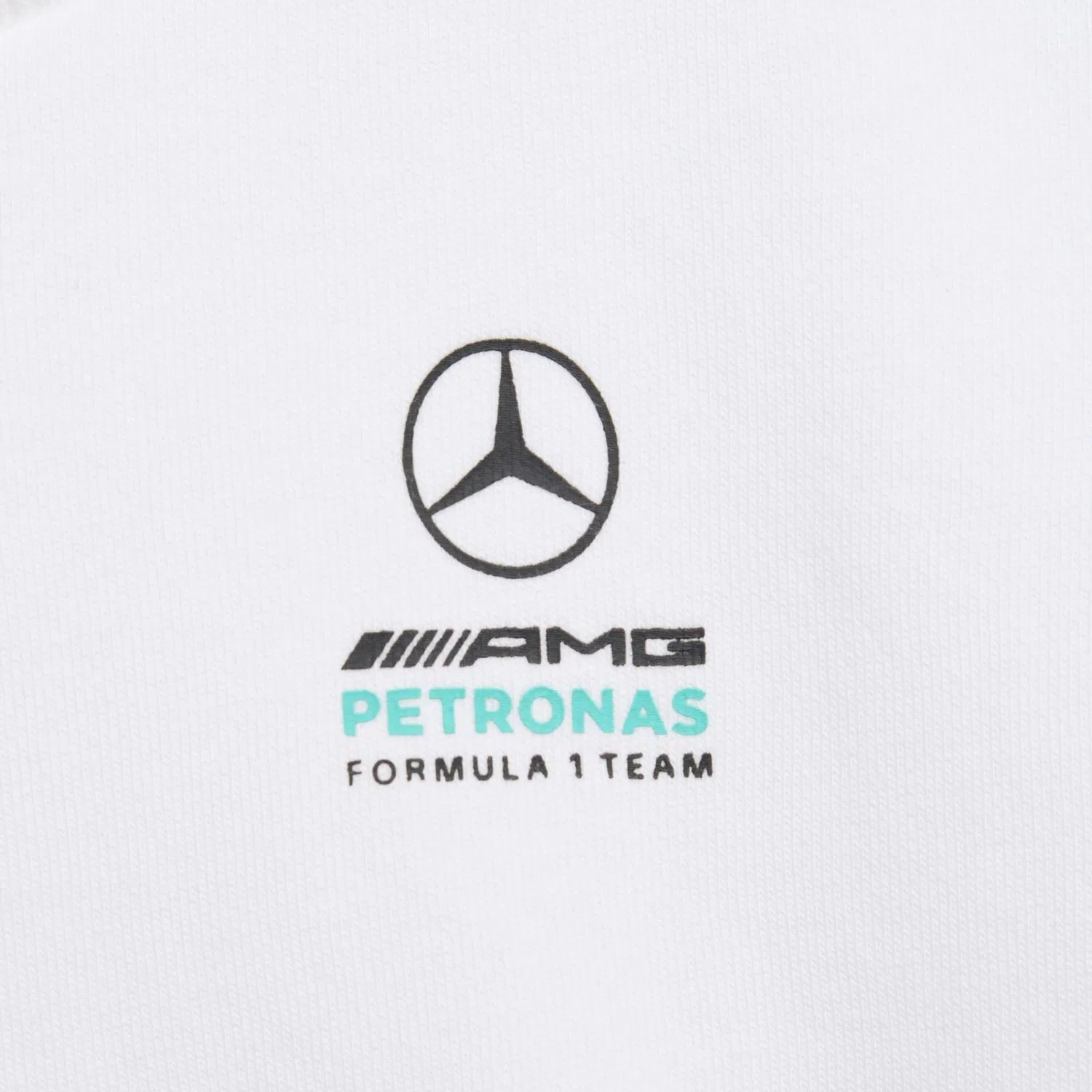 Детский спортивный костюм с длинным рукавом Mercedes-AMG Petronas Formula 1 Team DNA Adidas, Weiss Turkis — фото 2