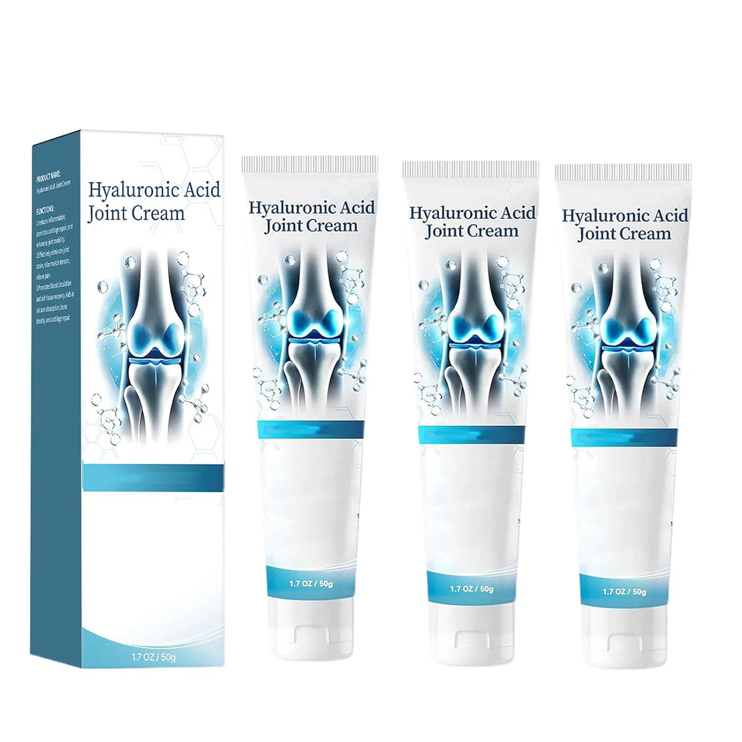 Гель-крем для суставов Sovtay Hyaluronsäure-Gelenkreparaturcreme, 3 шт, 50 г