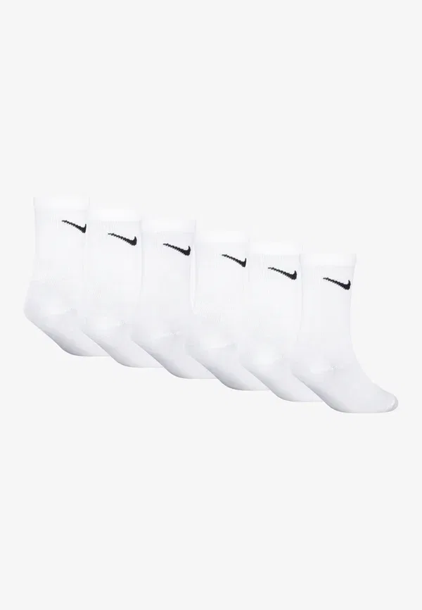 Носки с дышащей тканью Basic crew unisex 6 pack, Nike Sportswear, белый — фото 2