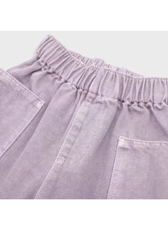 Брюки с карманами Zara, светло-фиолетовый — фото 4