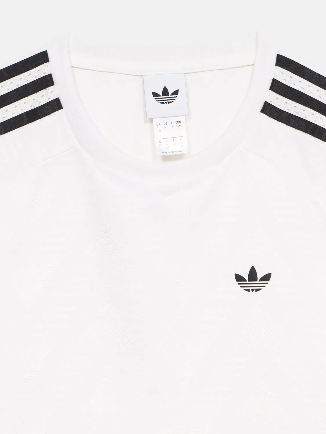 Футболка Adidas Originals белого цвета — фото 3