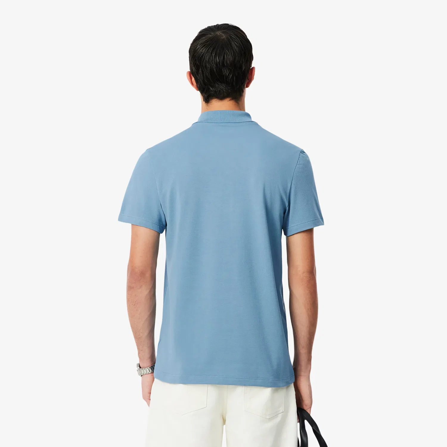 Поло классическое мужское Lacoste, Dunkelblau — фото 2