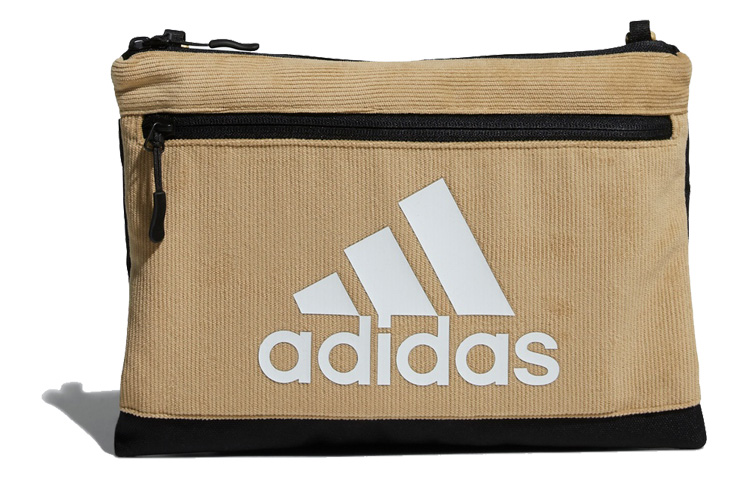 

Полиэстеровая портативная сумка через плечо унисекс светло-хаки Adidas