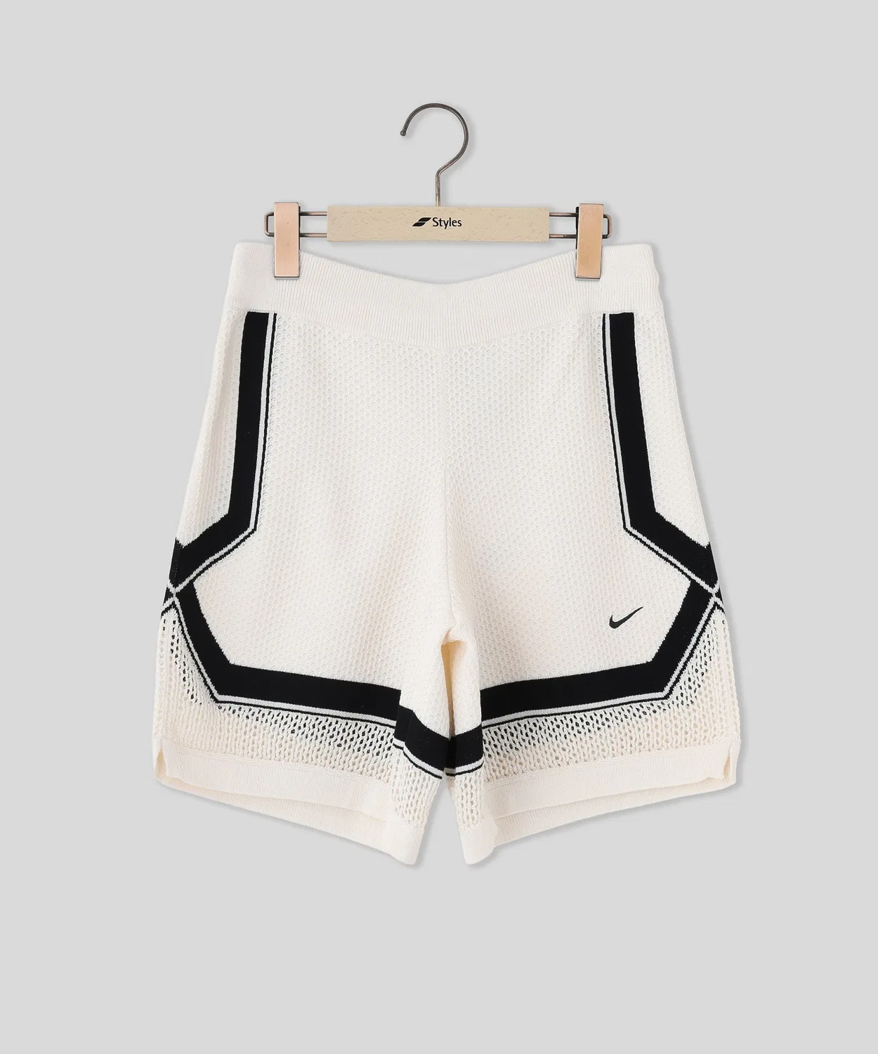 Мужские шорты с открытым трикотажем NIKE W NSW CHLL OP KNT SHORT IH1321, Белый