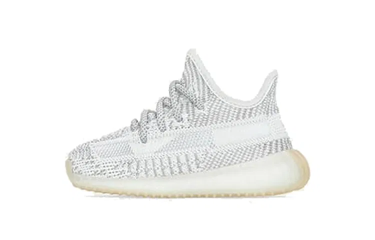 Детские кроссовки с принтом Yeezy Boost 350 V2 Yeshaya Adidas Originals, Белый