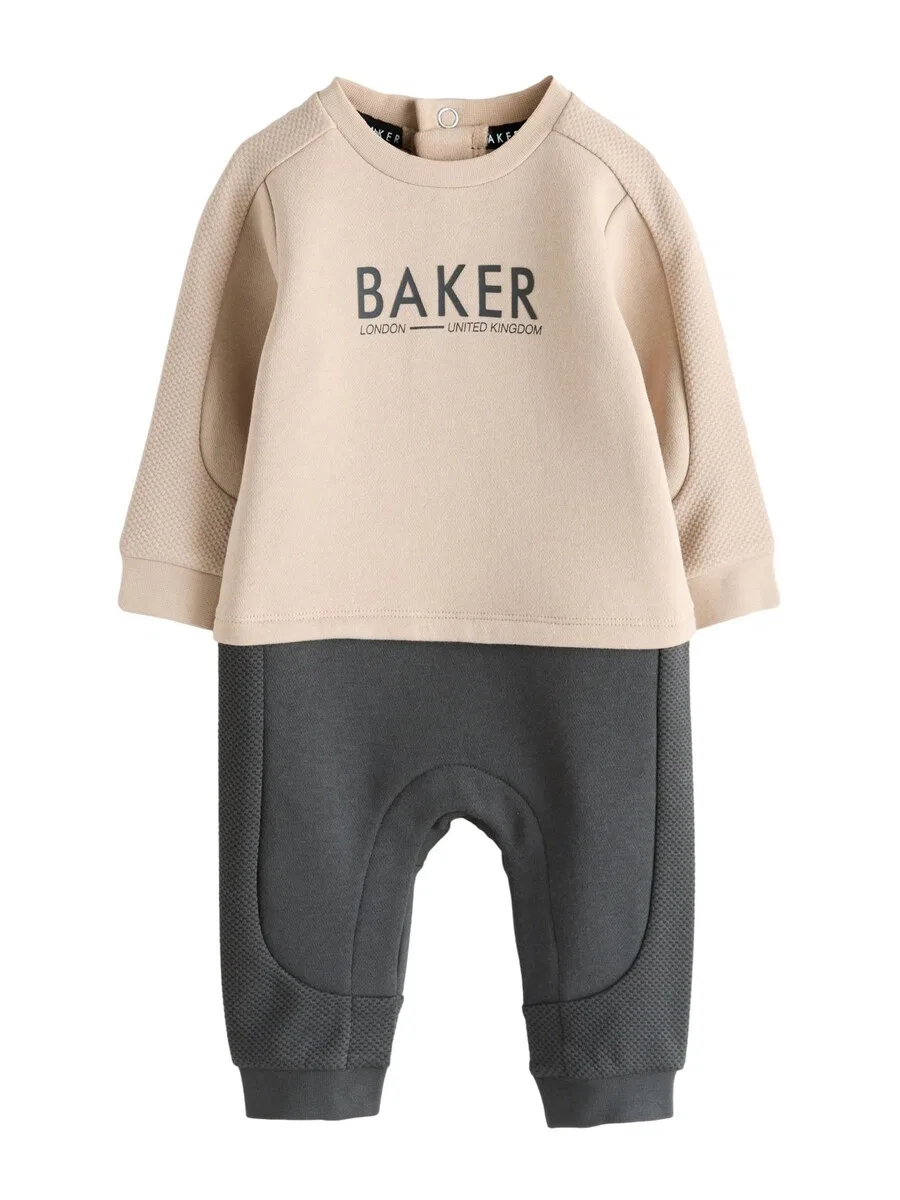 Комбинезон/боди Baker by Ted Baker, цвет Kitt, антрацит Baker By Ted Baker
