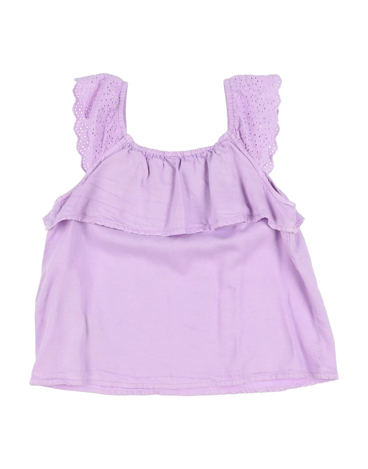 Плетеная топ с кружевом Lilac Guess, сиреневый — фото 2
