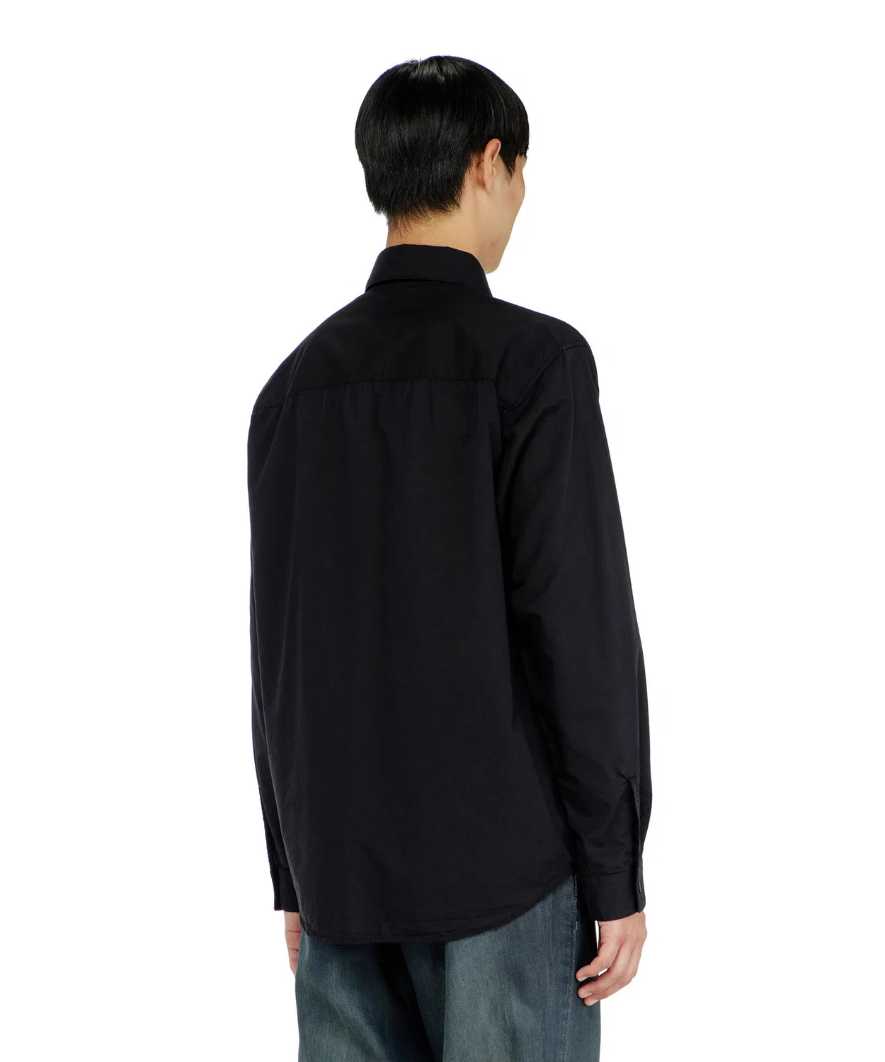 Мужская рубашка с длинным рукавомS-SIMPLY-A-JMCK DIESEL, Black — фото 2