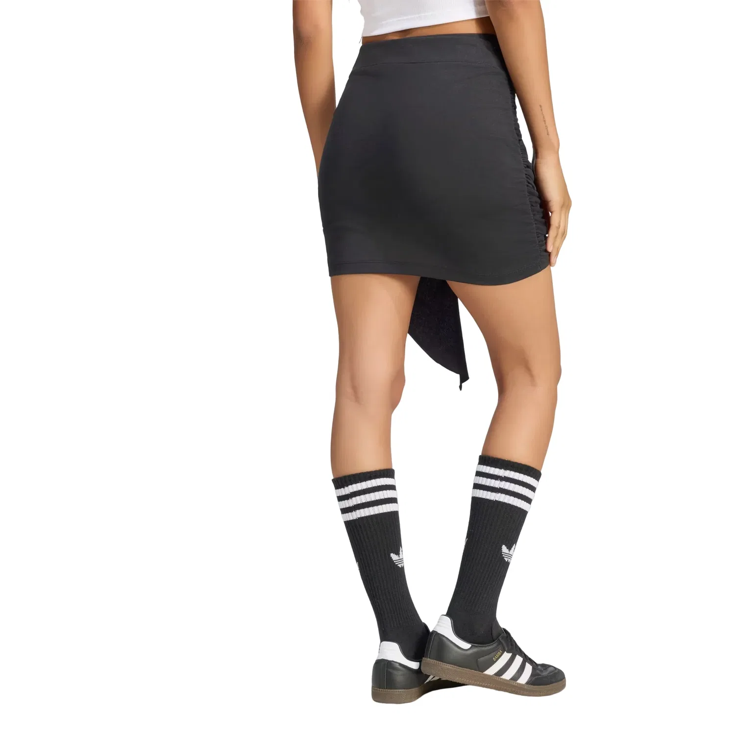 Женская юбка Jennie Wrap-Around Skirt Asia Sizing 'Black' adidas, черный — фото 3
