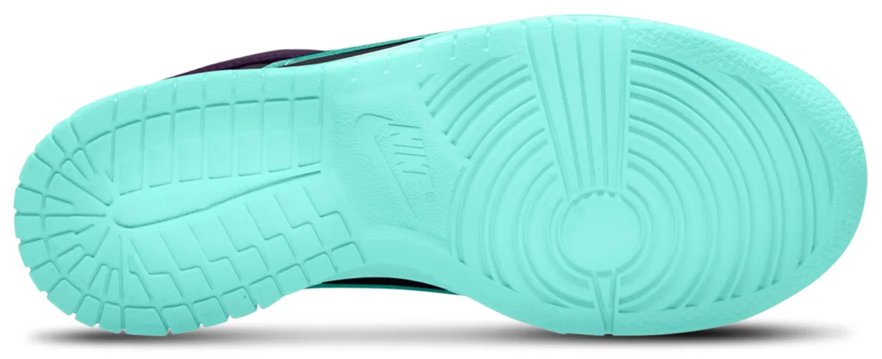 Кроссовки для мальчиков Dunk Low Nike, цвет Artisan Teal/Grand Purple/Smoke Grey — фото 4