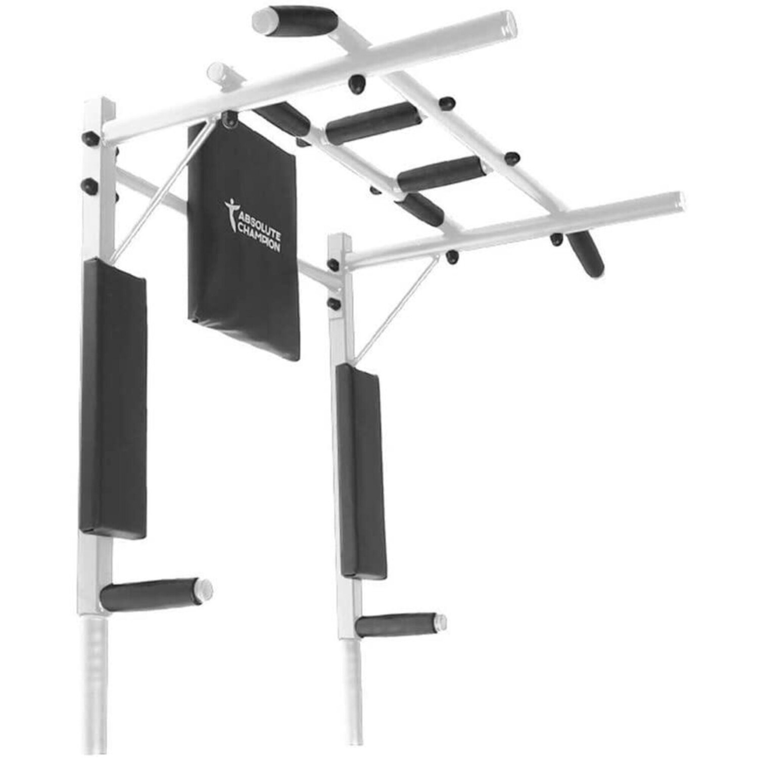 

Перекладина многофункциональная 3 в 1 Ironman White Pull Up Bar Dip Station ABSOLUTE CHAMPION, белый